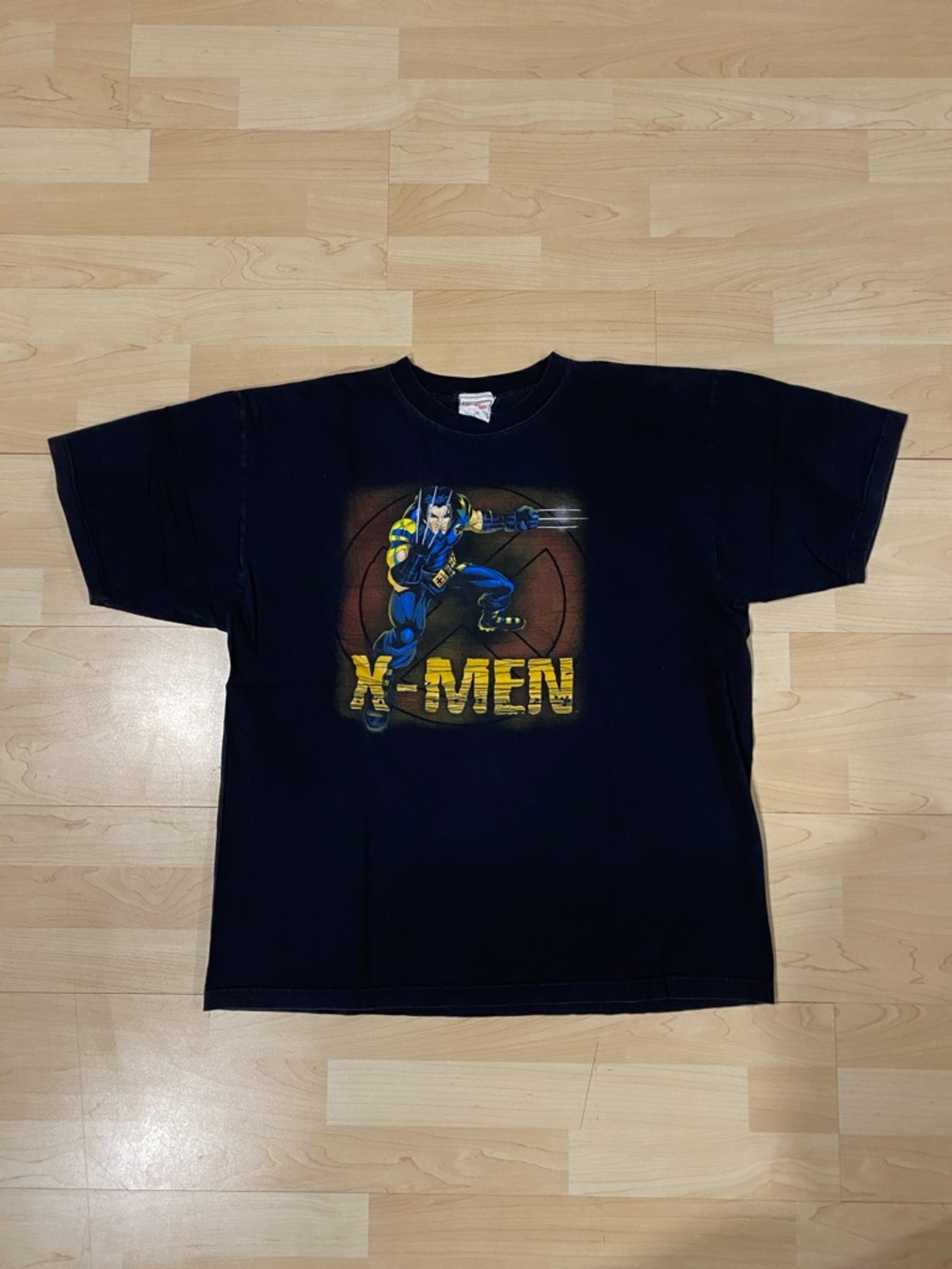 Vintage X-Men Graphic Tee - Black Wolverine Short Sleeve Shirt